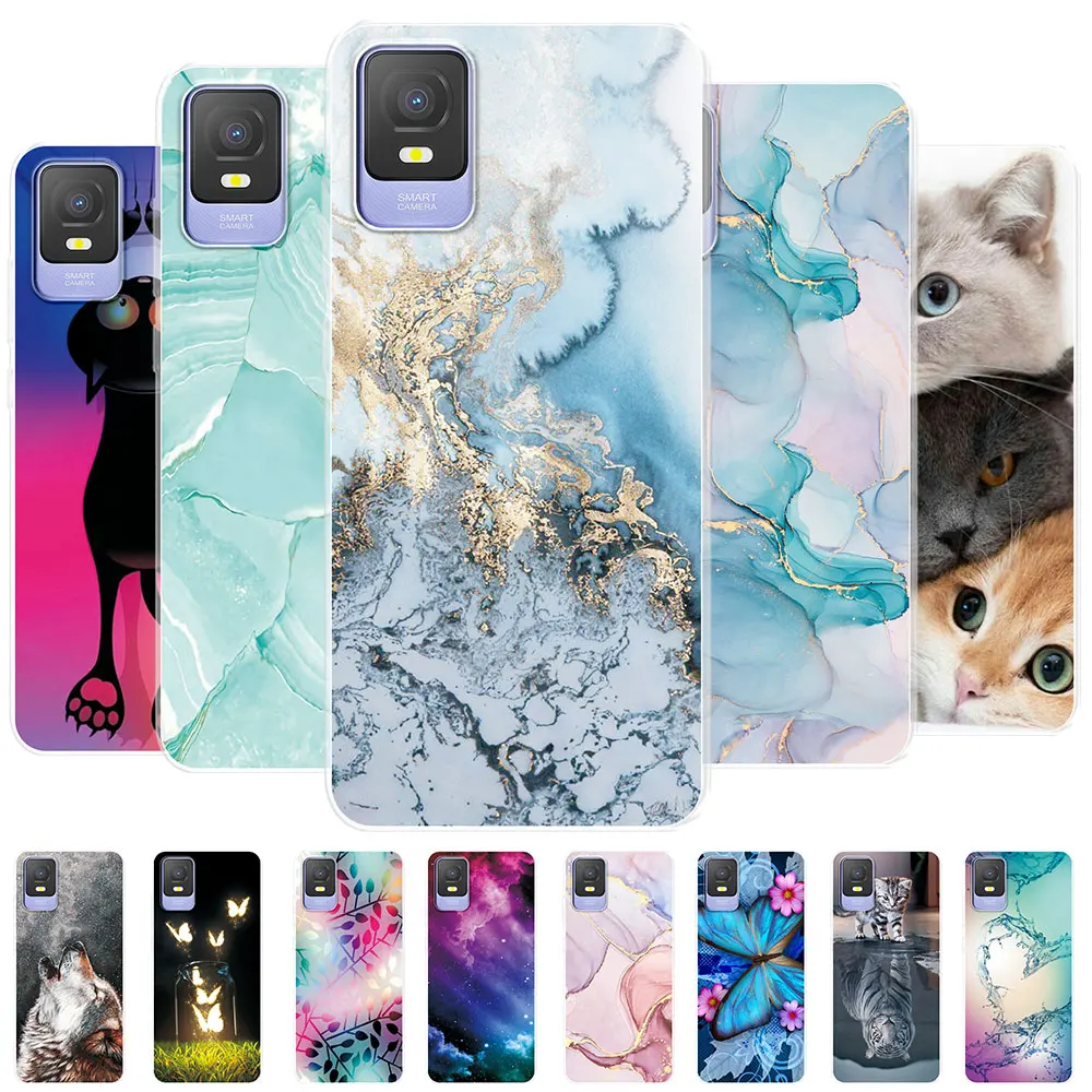 Per Tcl 403 Custodia Morbida In Silicone Tpu Custodie Per Tcl 403 Tcl403 Clear Painted Fundas Per Tcl 403 Tcl 403 Paraurti Coque Shell
