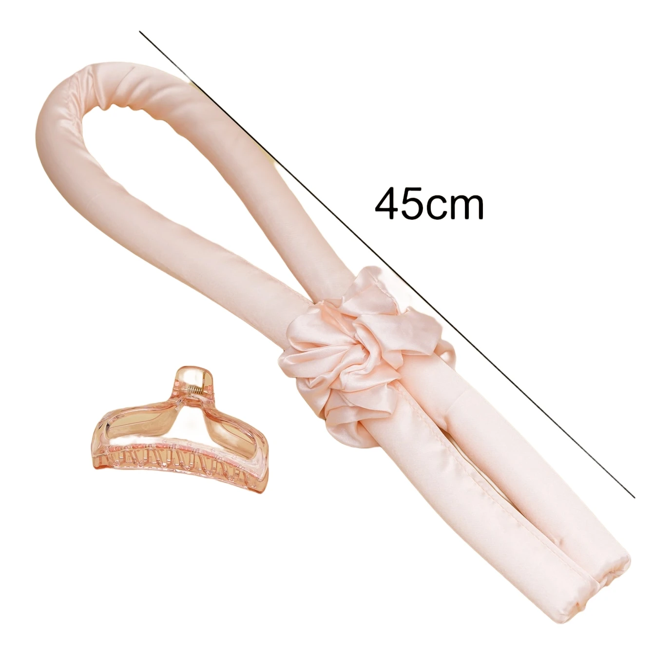 Hair Styling Tool Hair Curling Tools Heatless Curling Rod Headband Lazy Natural Soft Wave DIY Hair Rollers with Hair Claw Clip Salon Styling Tools