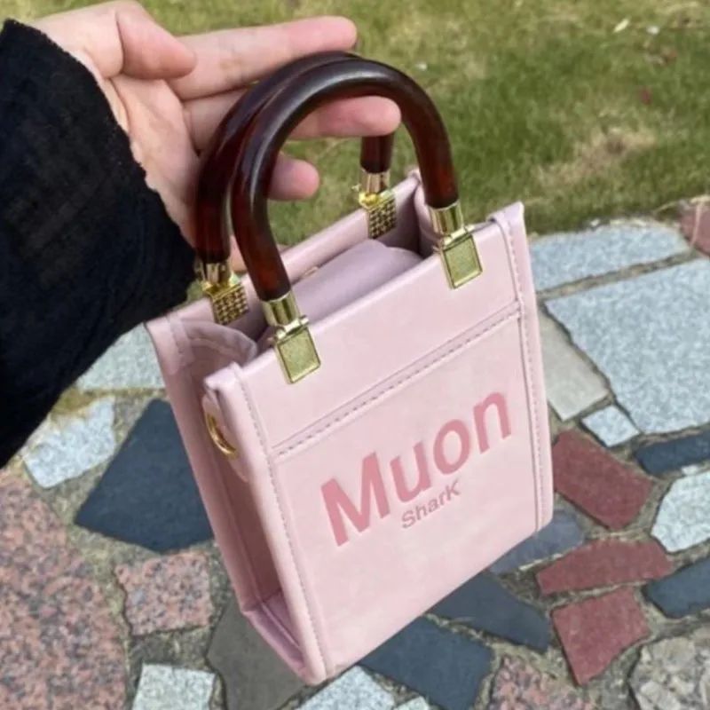 Fashion Embroidered Letter Handbag Women Denim Stitching Large Capacity Shoulder Bag Ladies Trendy Versatile Crossbody Bag 2025