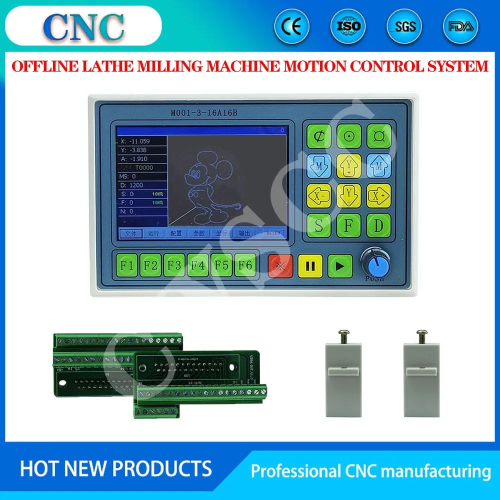 

M001-3-16A16B new lathe milling machine motion controller CNC offline motion control system simple operation and stable operatio