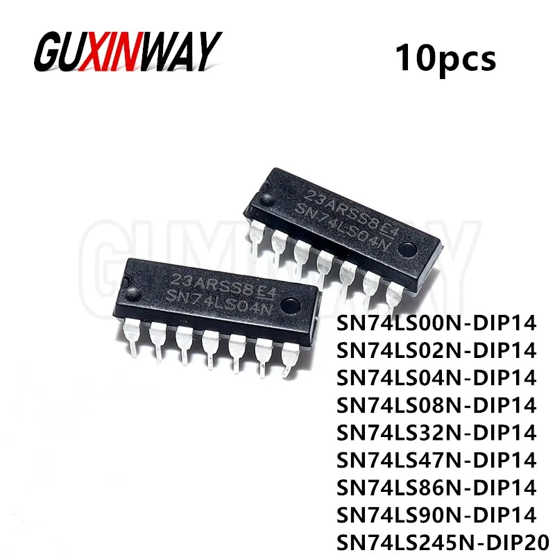 10pcs Integrated Circuit DIP IC 74LS00 74LS02 74LS04 74LS08 74LS32 ...