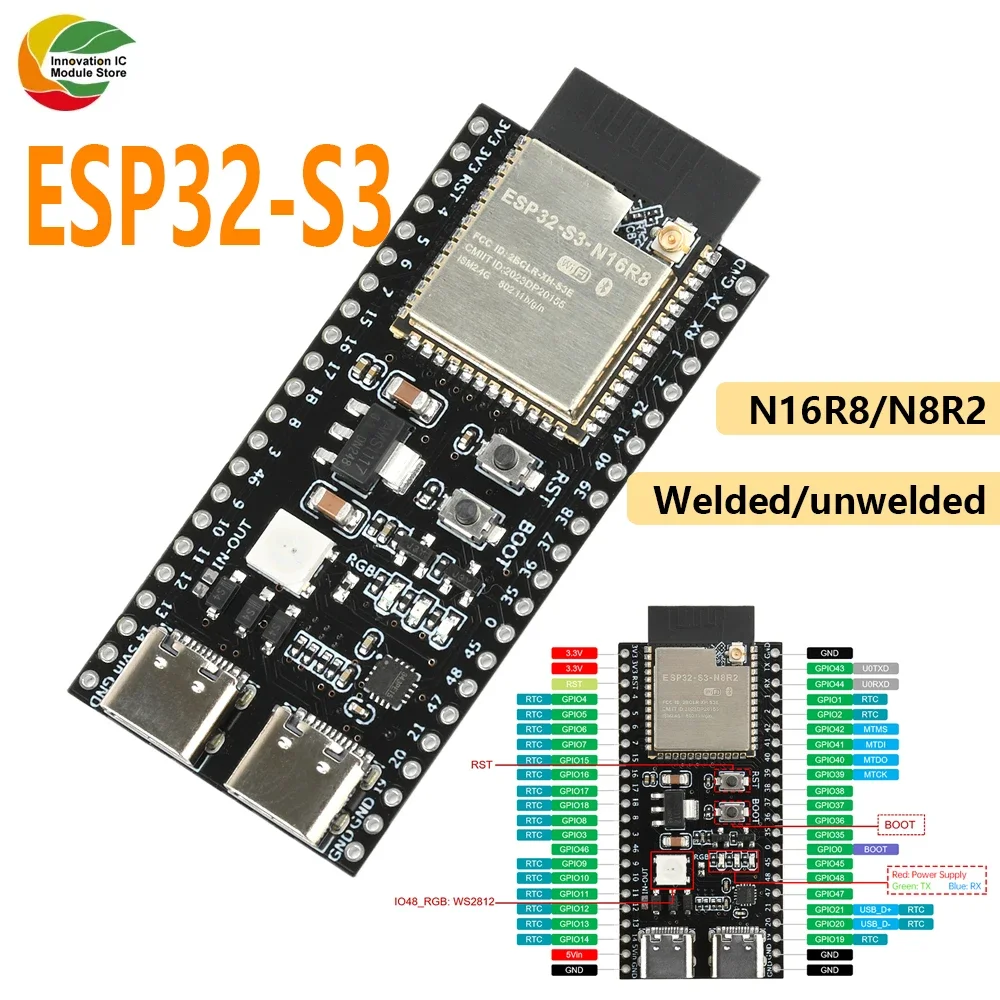 โมดูล ESP32-S3 สำหรับ IoT และโปรเจกต์อัจฉริยะ