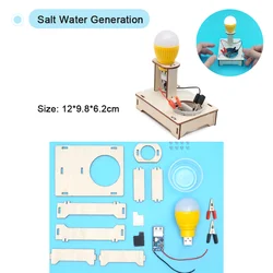 DIY Handmade Science Experiment Educational Toy Kit (Salt Water Generator)