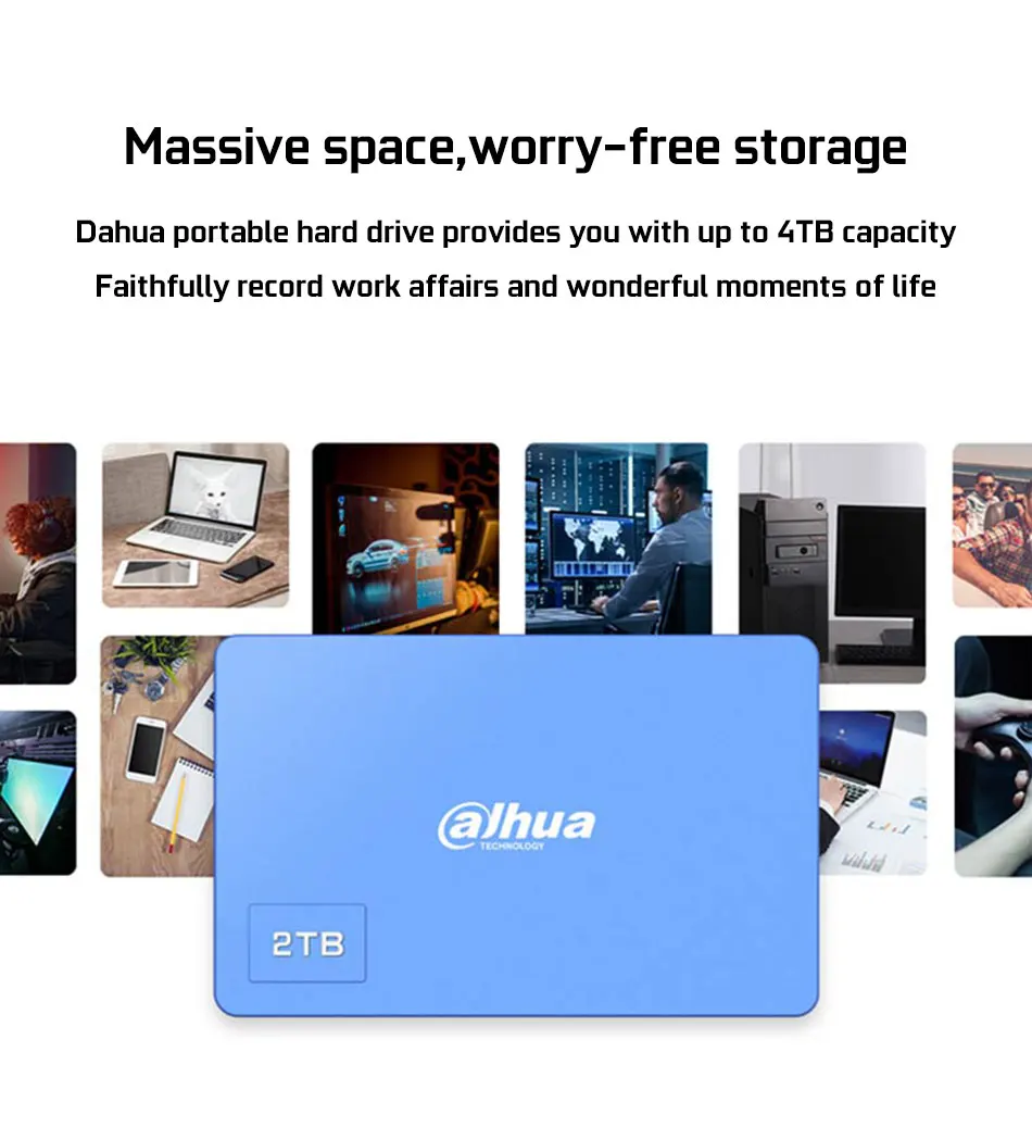 Dahua E10 External Hard Disk Drive 1TB 2TB
