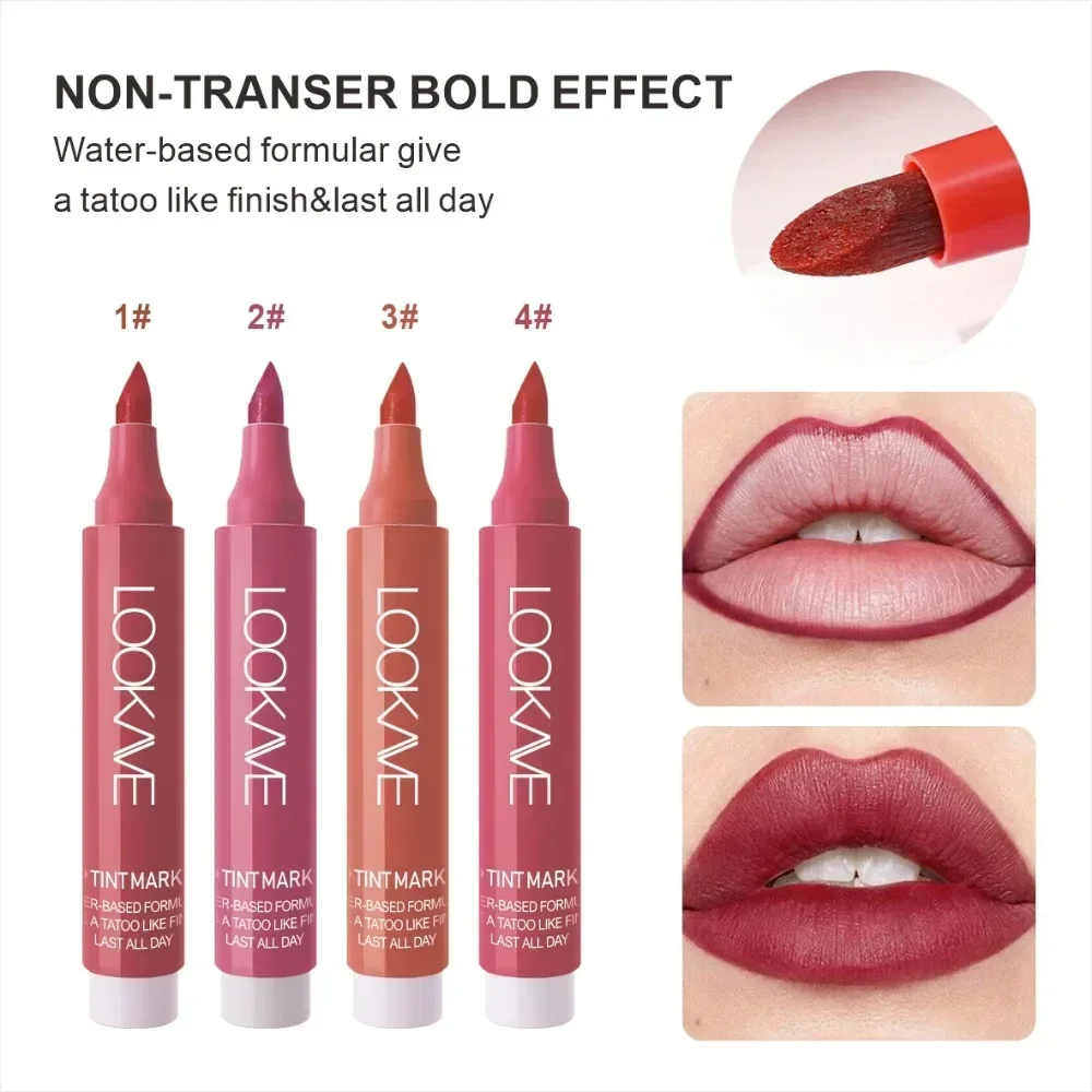 Plump Liquid Lipliner Pen Lasting Lipstick Marker Stick Waterproof Moisturize Matte Nude Red Contour Tint Lipgloss Tattoo Makeup 4