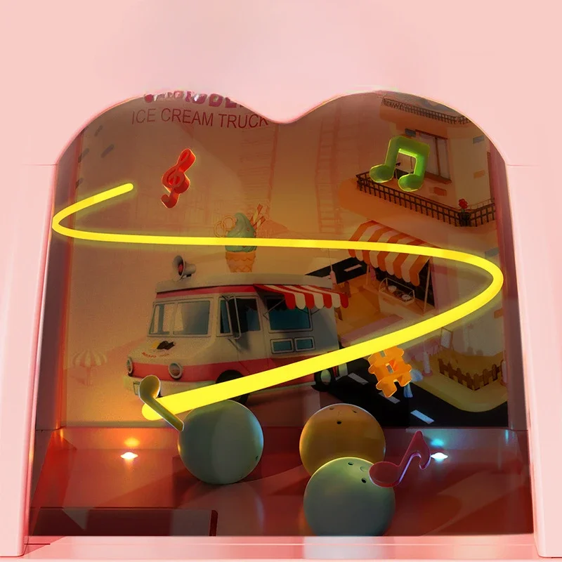 Children's Toys Claw Machine Small Household Gaming Devices Mini Clip Doll  Coin Operated Egg Twisting Machine Boy Birthday Gift 4