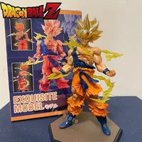 Hot Dragon Ball  Son Goku Super Saiyan Anime Figure 16cm Goku DBZ Action Figure Model Gifts Collectible Figurines for Kids 1