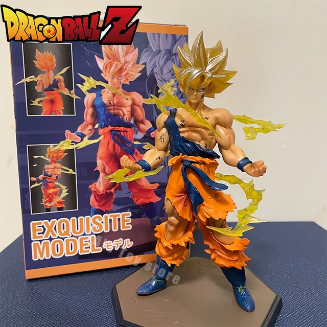Hot Dragon Ball  Son Goku Super Saiyan Anime Figure 16cm Goku DBZ Action Figure Model Gifts Collectible Figurines for Kids 1