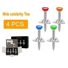  Golf Double Tee Step Down Golf Ball Holder 4 color Adjustable Height Golf Tees Plastic Golf Training Ball Stand Outdoor 