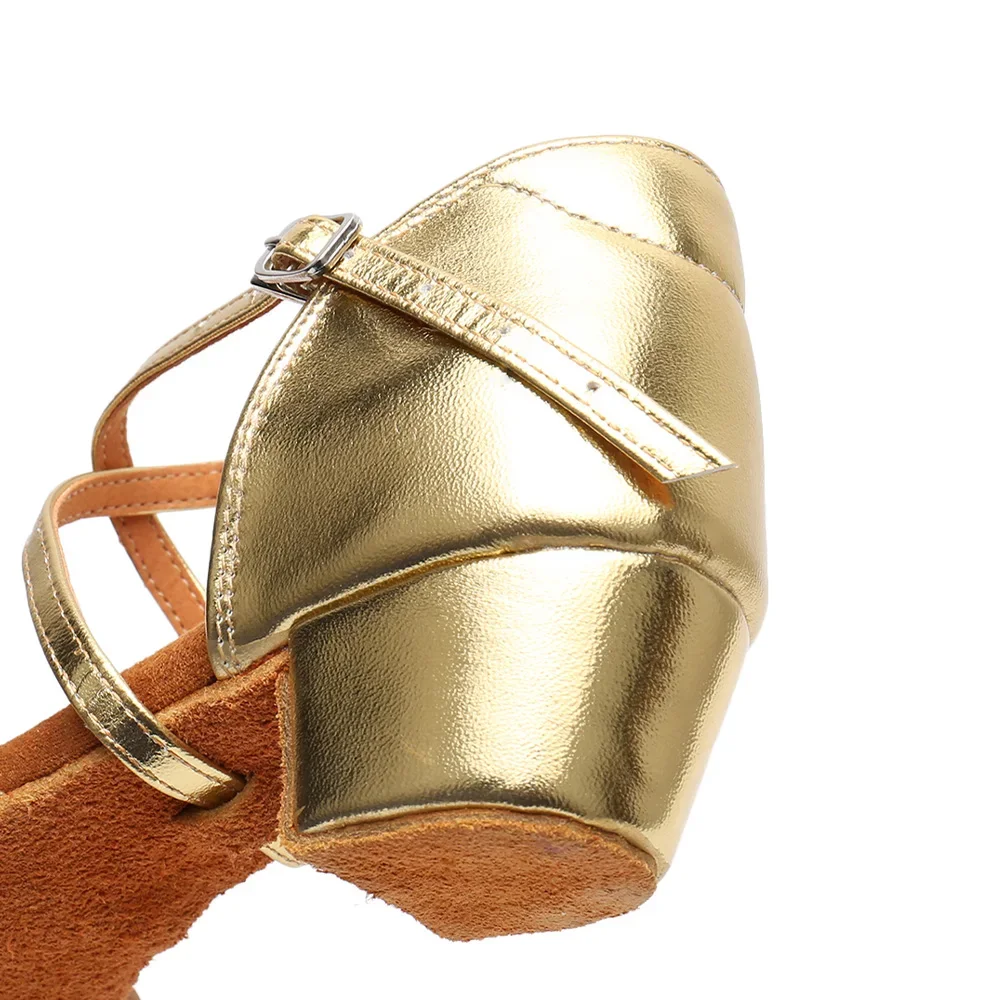 Dance Shoes DIPLIP Girl Latin Dance Shoes Children Ballroom Tango Cha-cha Dance Soft Sole Salsa Practice Shoes