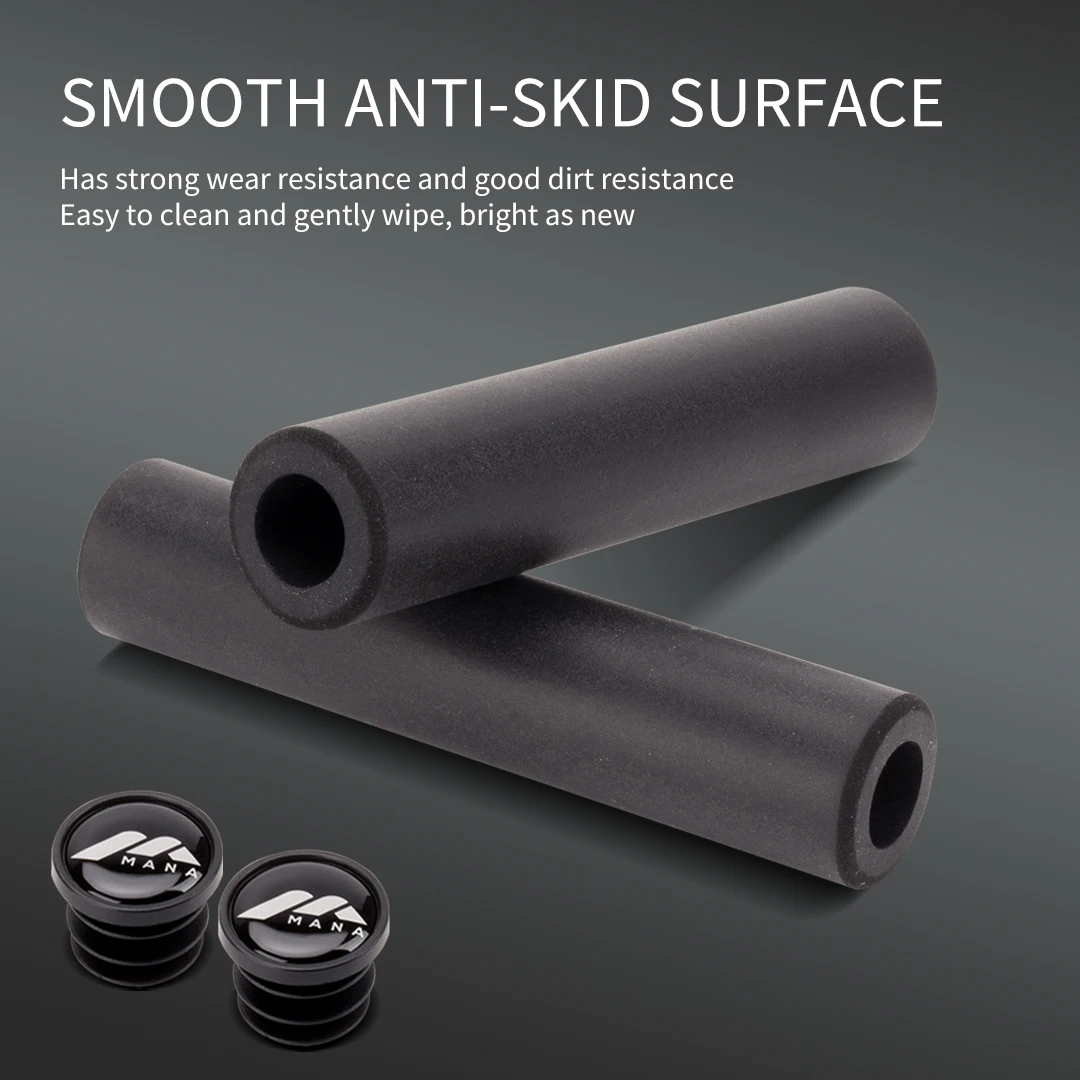 Bike Handlebar Grips MANA MTB Bike Silicone Grip Thickening Lightweight Comfortable Shock Absorption