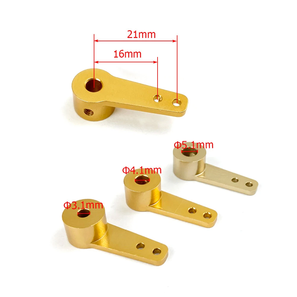 1 Stücke 3,1 MM 4,1 MM 5,1 MM Einzigen Lenkruder Pinne Arm Für RC Modellauto Boot Handwerkzeug RC Modell Fahrzeug Teile – Detail 4