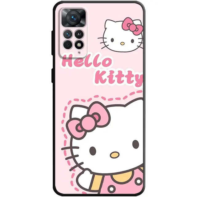 thumbnail image 1 of Funda de teléfono con dibujos animados de Hello Kitty para Redmi 10C, 10, 9, 9A, 12C, 9C, K40, K50, Gaming Note 11, 10, 9, 9S, 8, 9T, 8T, 7, 12 Pro, 1 of 5