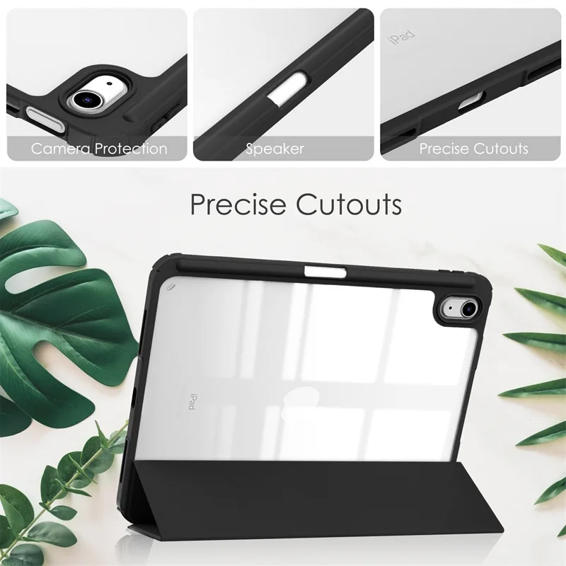 Sleek Acrylic Tablet Case with Pencil Holder