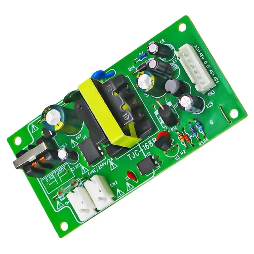 1개 AC-DC 5V 12V 스위칭 전원 공급 모듈 AC-DC 변환기 AC 220V를 DC 5V 12V로 변환하는 전원 공급 보드 (필터 포함, 교체용)
