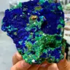 Natural Azurite Malachite Crystal Cluster Geode Rough Rare Mineral Specime 4