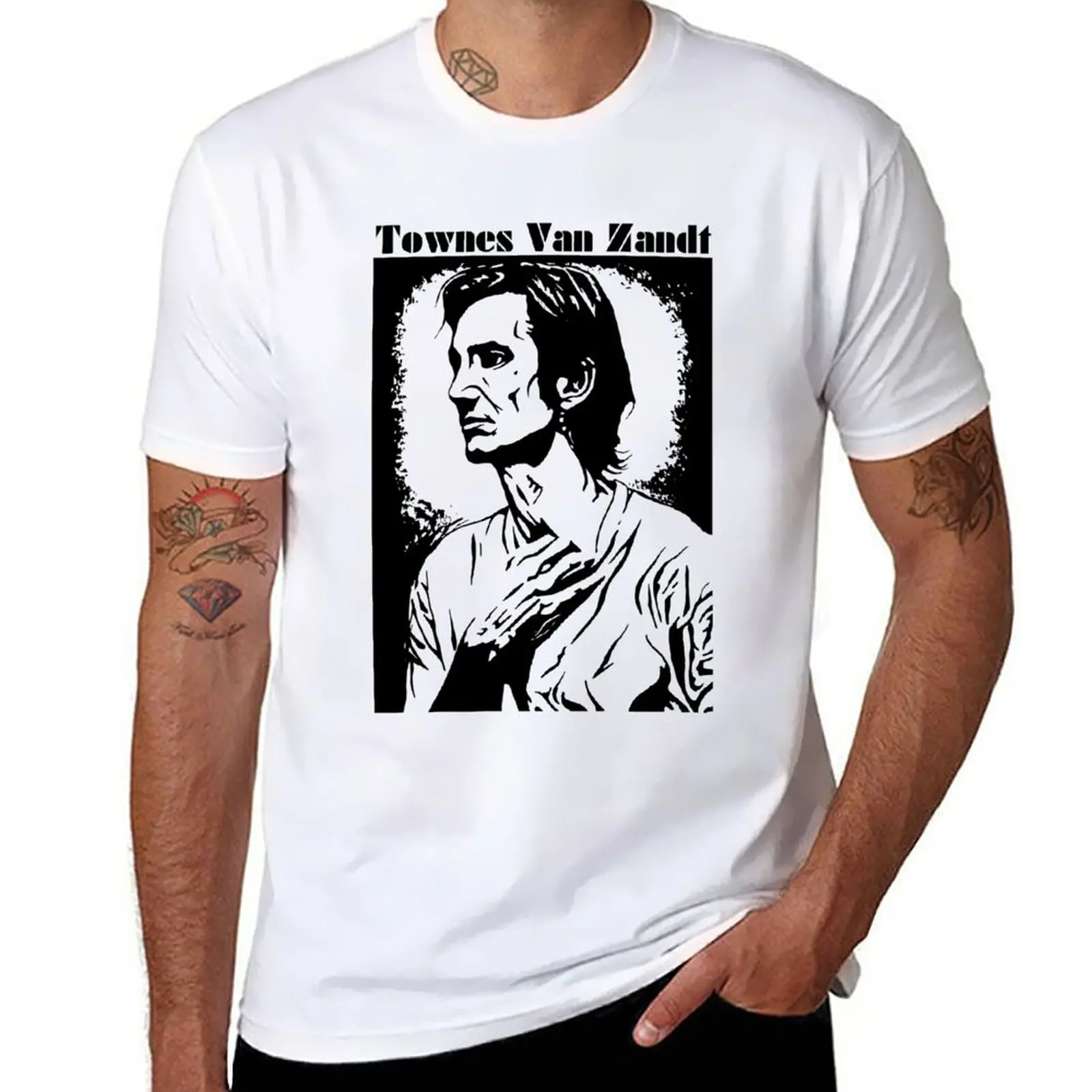 

Футболка Townes Van Zandt, милые женские топы, мужские высокие футболки