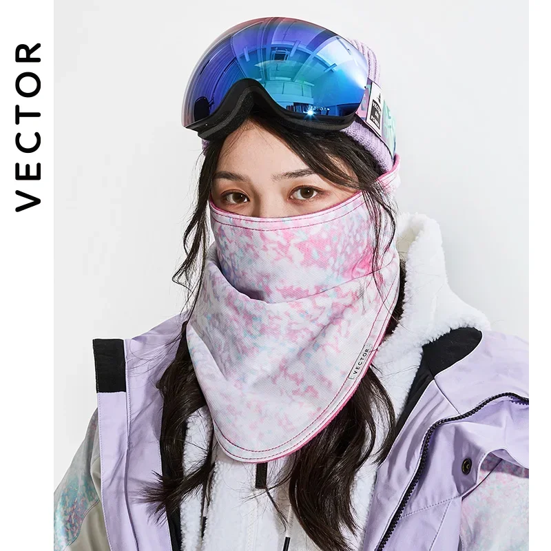 VECTOR Winter Unisex Warm Ski Cycling Mask Snowboard Outdoor Sport Full Face Cartoon Triangular Scarf Windproof Skiing
