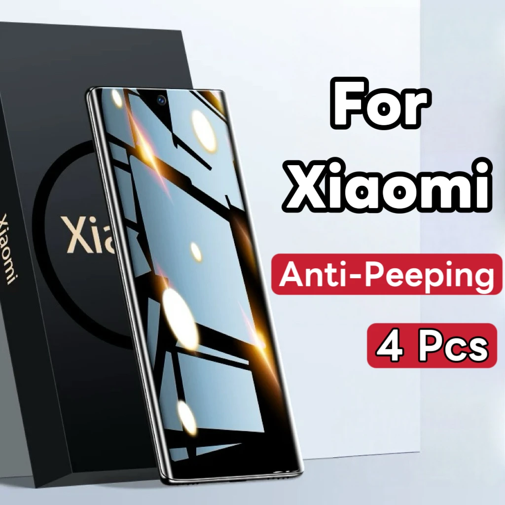 4-Pack Premium Privacy Screen Protectors