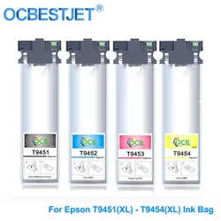 T9451 XL T9451-T9454 Pigment Ink Bag With Chip For Epson WorkForce Pro WF-C5290 WF-C5790 WF-C5210 WF-C5710 Printer T9451XL