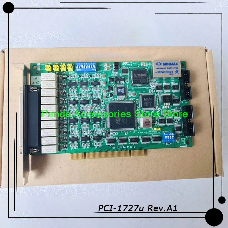 

For Advantech 14 Bit Serial Port 12 Channel Analog Output With Digital IO Card Perfect Tested PCI-1727u Rev.A1