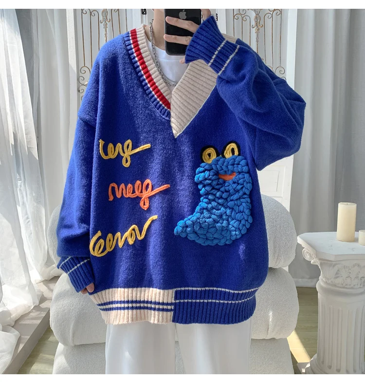 cartoon knitted sweater