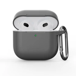 Enhanced Soft Silicone Earphone Case - Solid Color & Thickened Design for Airpods pro (Advanced ash)