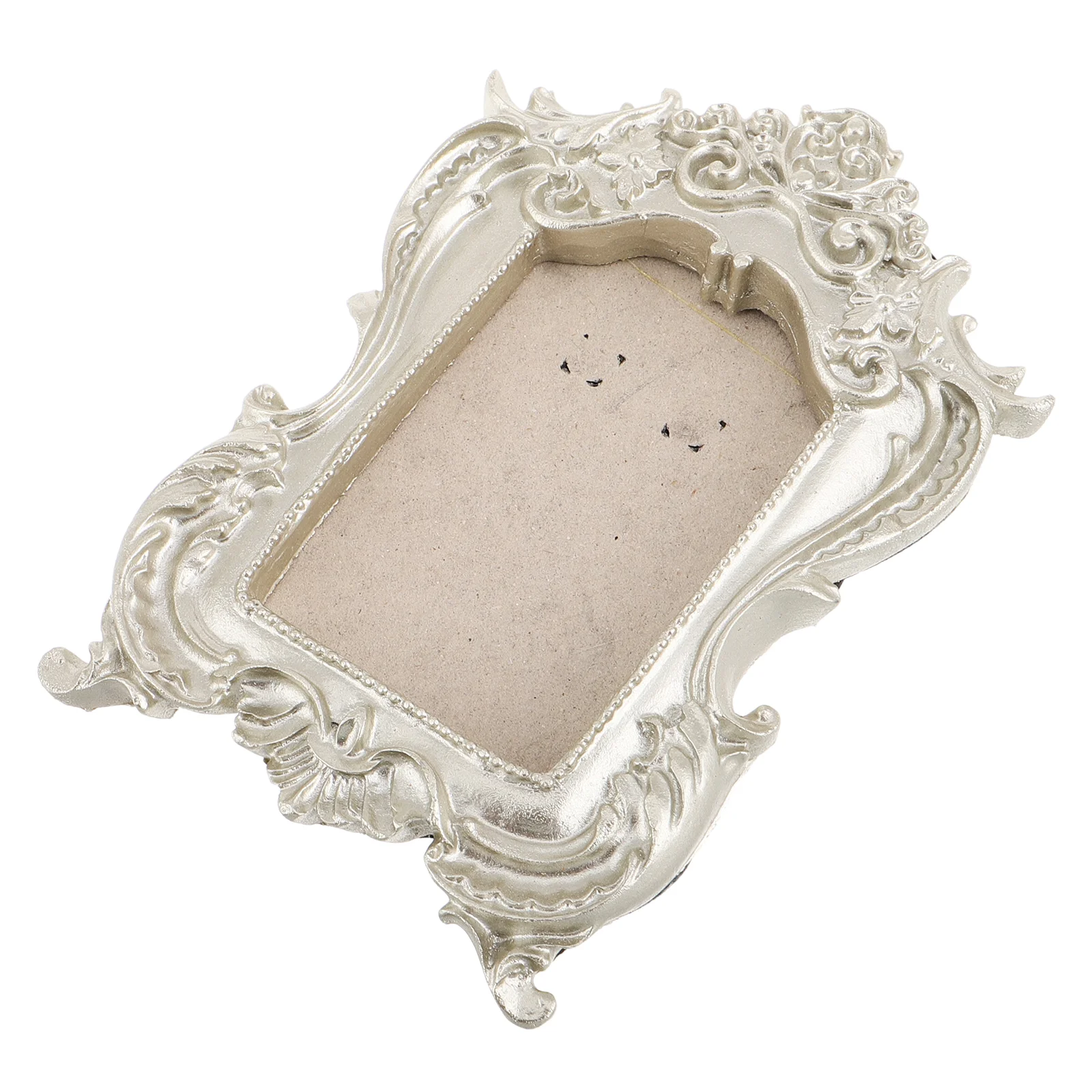 Mini Vintage Resin Frames Picture Holder Gothic Retro Photo Frame Decoration Small Props for Craft Display