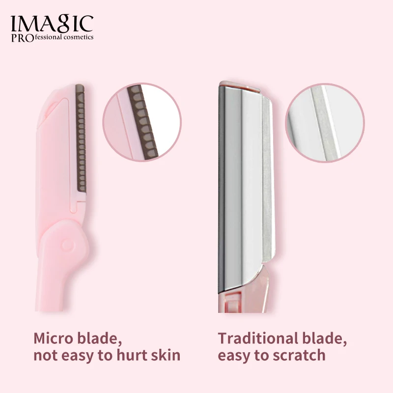3-Color Eyebrow Trimming Blade Portable Collapsible Safety Eyebrow Shaver Ladies Facial Trimming Tools eyebrow trimmer set,eyebrow trimmer,eyebrow razor set,eyebrow razor,eyebrow trimmer blade