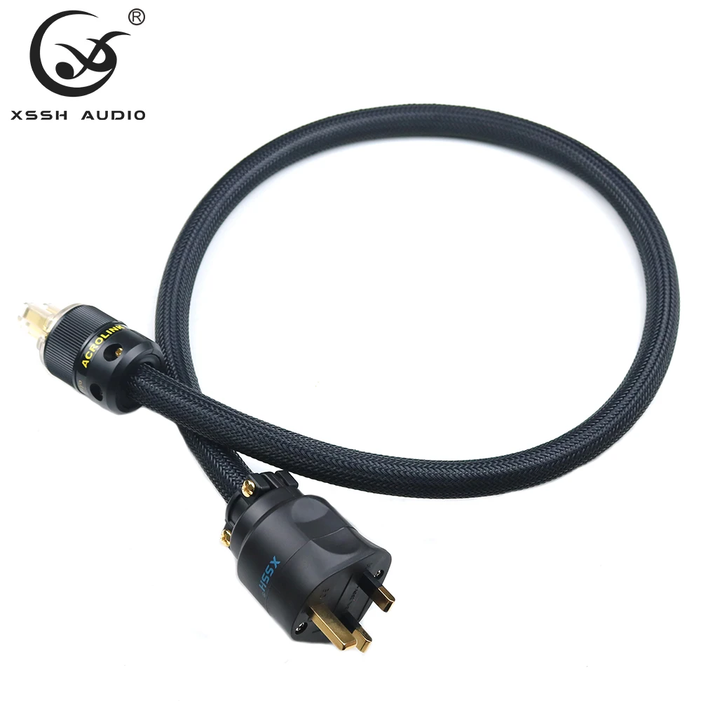 HIFI UK  ̺ XSSH  , 16.5mm OFC  ݵ 3   IEC AC ϼ ÷ 