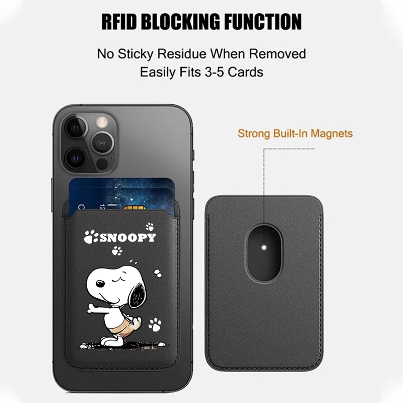 SNOOPY - iPhone用マグネティックウォレットスタンド　SNOOPYSATECHIコラボ SNOOPY - iPhone用マグネティックウォレットスタンド