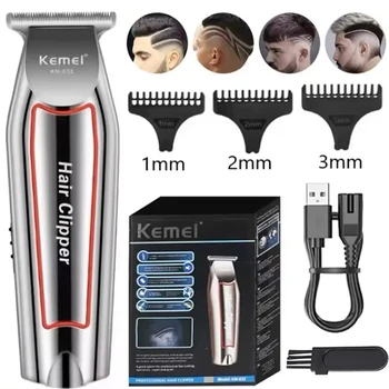 Kemei Tagliacapelli professionale Tagliacapelli elettrico per uomo Tagliacapelli Macchina per tagliare i capelli Kit per toelettatura per taglio di capelli KM-032 1