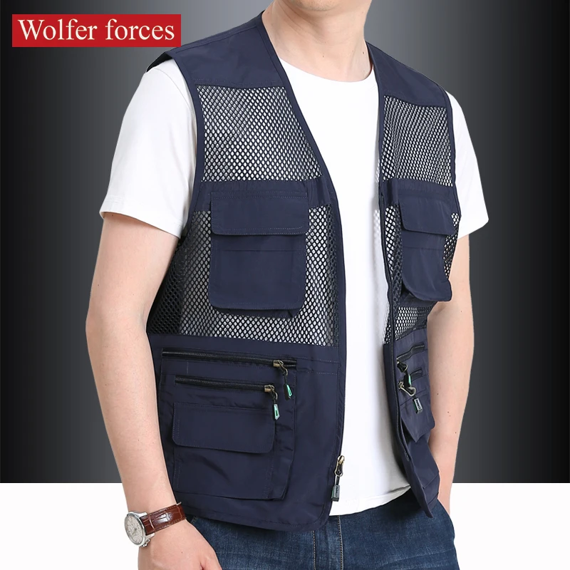 Baseball Jacket Outdoor Fishing Vest Fashionable Casual Unloading Designer Bigsize Custom Luxury Mesh Elegant Tools Pocket photography tactical clothing military outdoor vest designer tools pocket bigsize fashionable elegant unloading casual