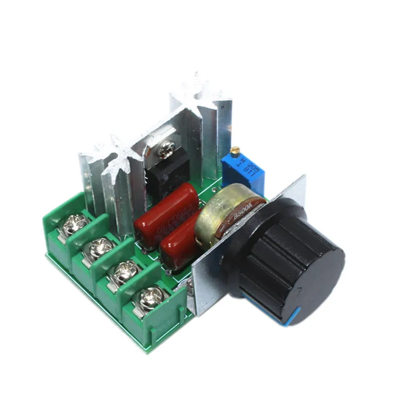 

2000W thyristor governor motor 220V high power electronic voltage regulator dimming temperature and speed regulation module