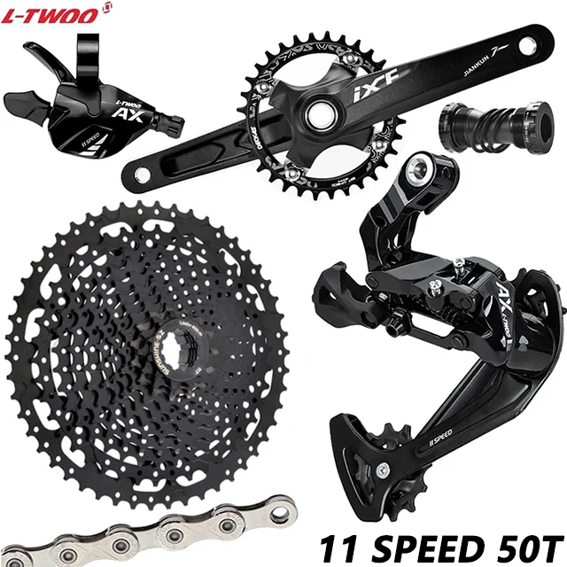 DEORE 1×11スピード リアディレイラーとシフター セット L-TWOO R9 コンポーネントセット 11s シフター フロント