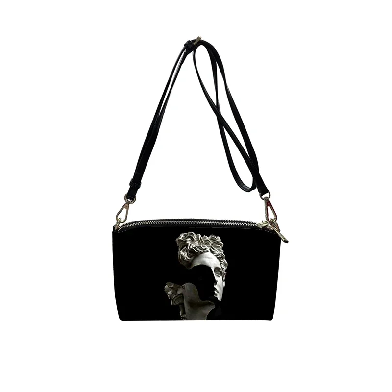 David art PU Crossbody Bag 2023 New Women's Fashion Shoulder Bag Minimalist Small Square Bag for Women