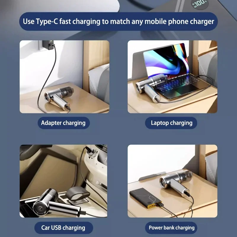 Xiaomi 5 in 1 Car Vacuum Cleaner 1990000PA Powerful Handheld Cleaning Machine For Home Appliance Car Cleaner Wireless Portable 3