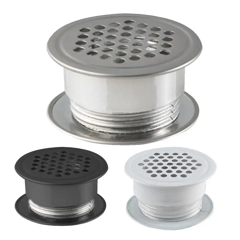 

Stainless Steel Soffit Vents Double Sided Circle Air Vents Round Vent Mesh Hole Louver For Cabinets Wardrobes Shoe Bedroom Bathr