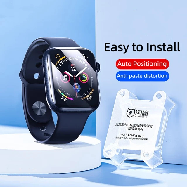 SmartSAFE-Protecteur d'écran pour iWatch 10 HD, film de protection complet transparent pour Apple Watch 10 42mm 46mm, pas de verre 1