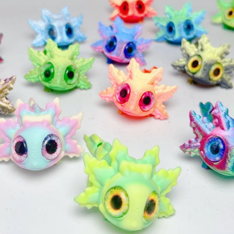 3D Printing Salamander Figures Multi-joint Movable