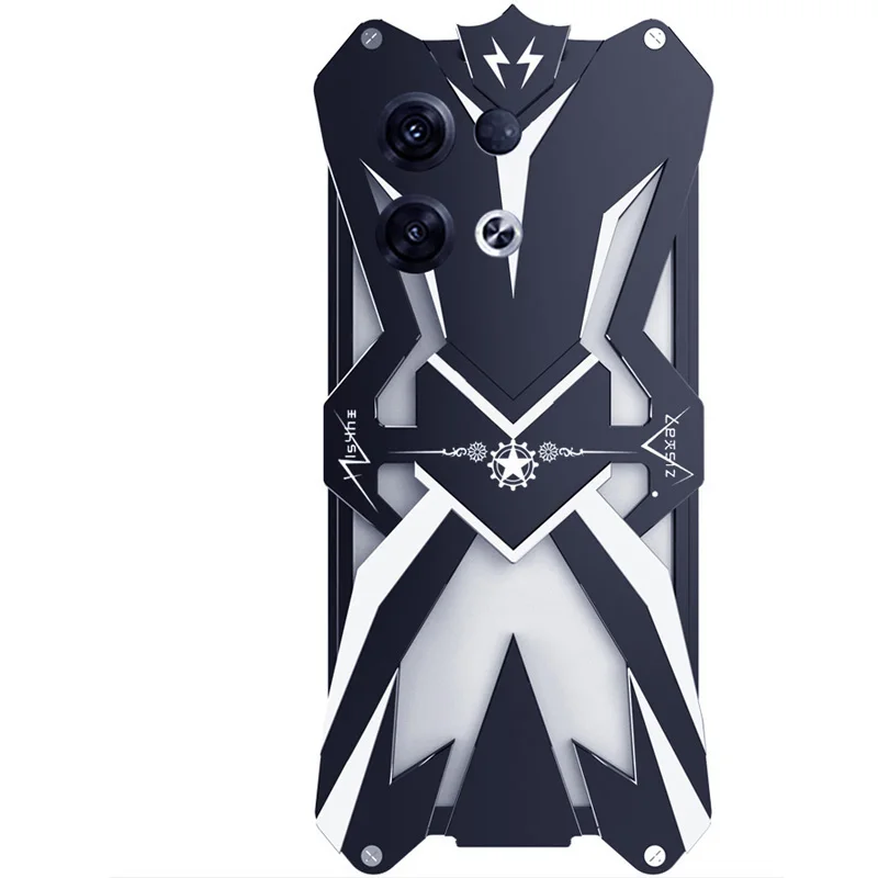 Original Zimon Luxury Thor Heavy Duty Armor Metal Aluminum Mobile Phone Case Covers For Oppo Reno 7 8 Reno7 Reno8 Pro Cover Case