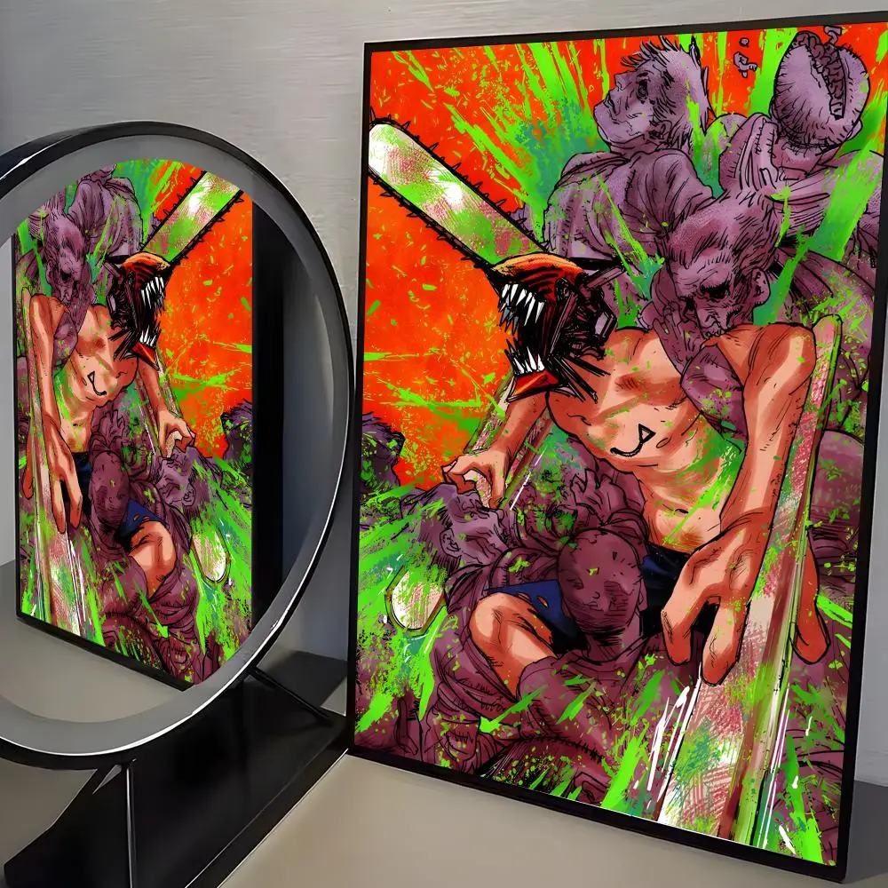 Waterproof HD Anime Art Poster - Self-Adhesive and Fade Resistant Wall Decor