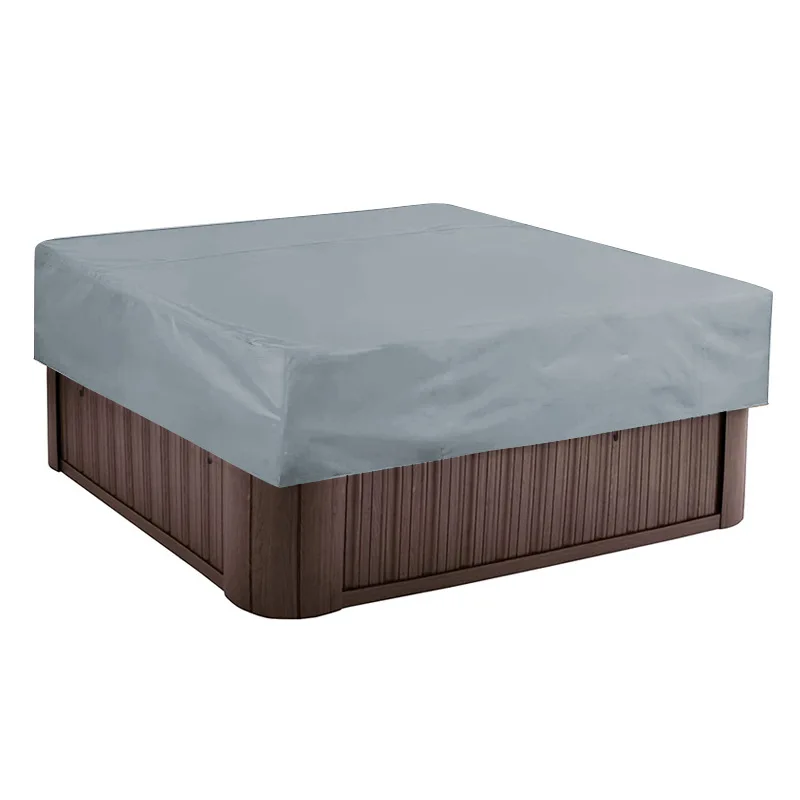 Square Swimming Pool Dust Cover, Hot Tub, Waterproof Canopy, Daily Courtyard SPA Cover, Outdoor Bathtub