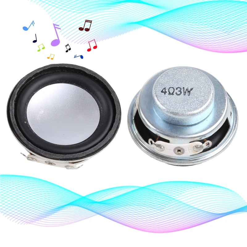 2 Pezzi 4Ω 3W 4021 Altoparlante Woofer Stereo Altoparlante 2.0 Terminali 87Db Snr 4 Ohm 3 Watt 4R 3W Dropship