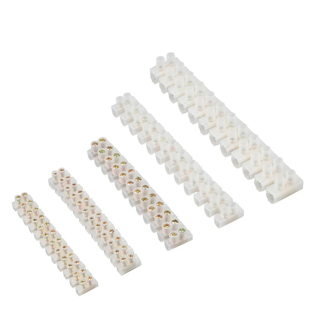 Terminal Block 12 Position Plastic Terminal Block Wire Connector Screw Electric Barrier Strip X3-0512 X3-1012 X3-2012 X3-3012 X3-6012