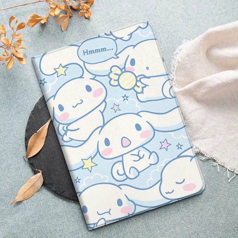 Capa de Couro Inteligente para Ipad Desenhos Animados Cinnamoroll Ipad Mini 7.9 Air 42023 2023 Pro 9.7 10.2 11 Capa Airbag - Imagem 4
