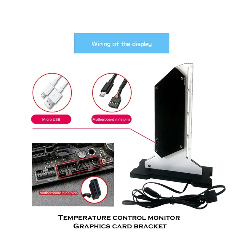 Support GPU Uyubao Pour RTX 3090 - Aluminium Noir