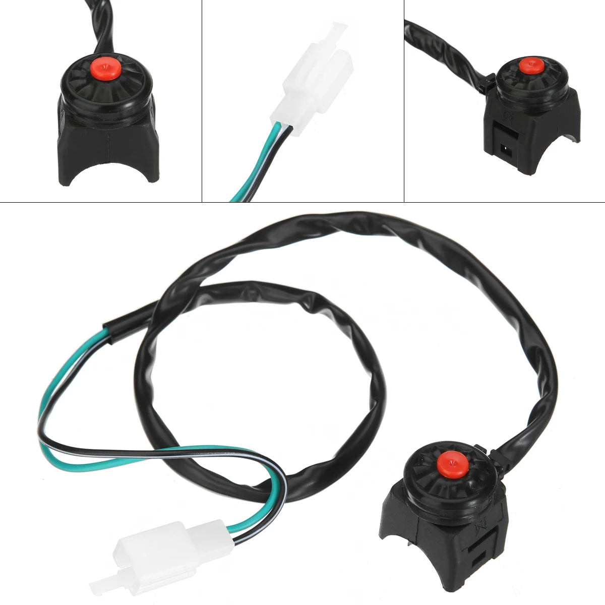 

Universal Motorcycle Emergency Kill Stop Engines Outboard Switch Dual Sport Push Button Moto Accessories