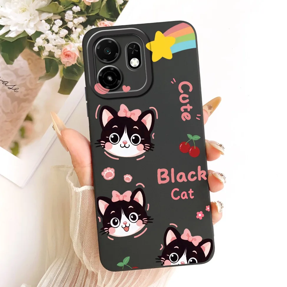 Luxury Floral Phone Case - Fashionable Silicone Cover with Cute Painted Design