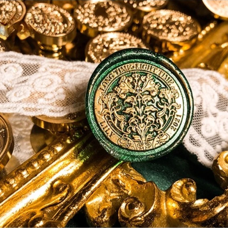 Brass Wax Seal Stamp for Invitations and DIY Crafts